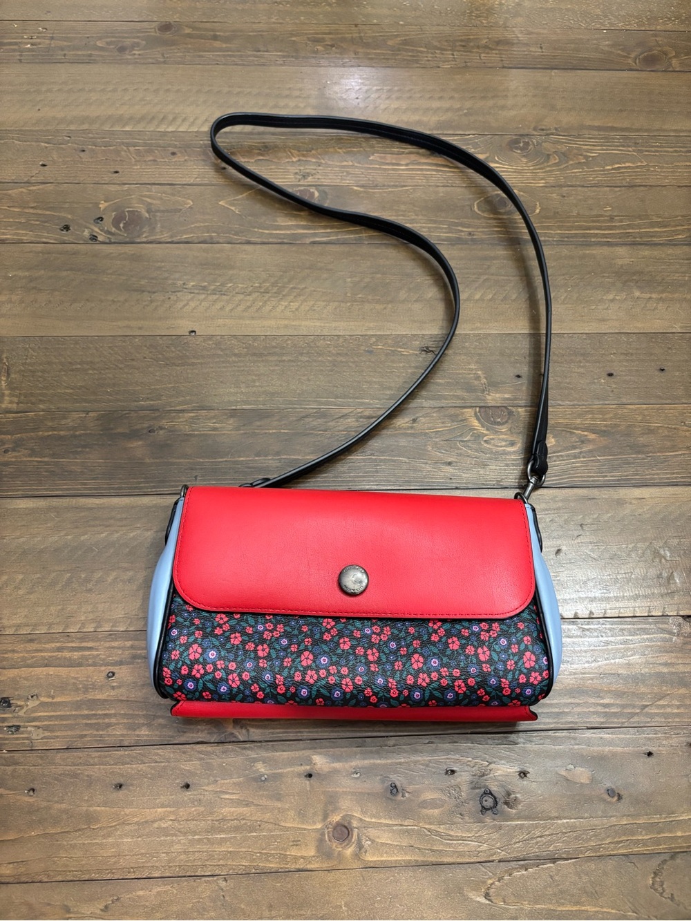 Coach Ranch Floral Reversible Crossbody